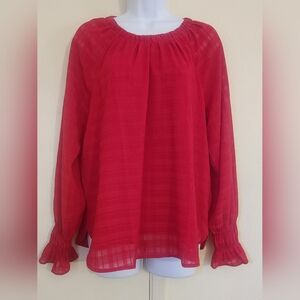 LOFT Vibrant Red Women's Blouse